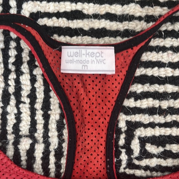 Red Leather Racerback Bra Top - Picture 2 of 5